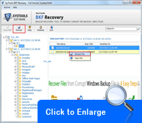Click to view Recover Backup Data 5.4 screenshot