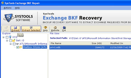 Restore Exchange 2007 Backup 2.1